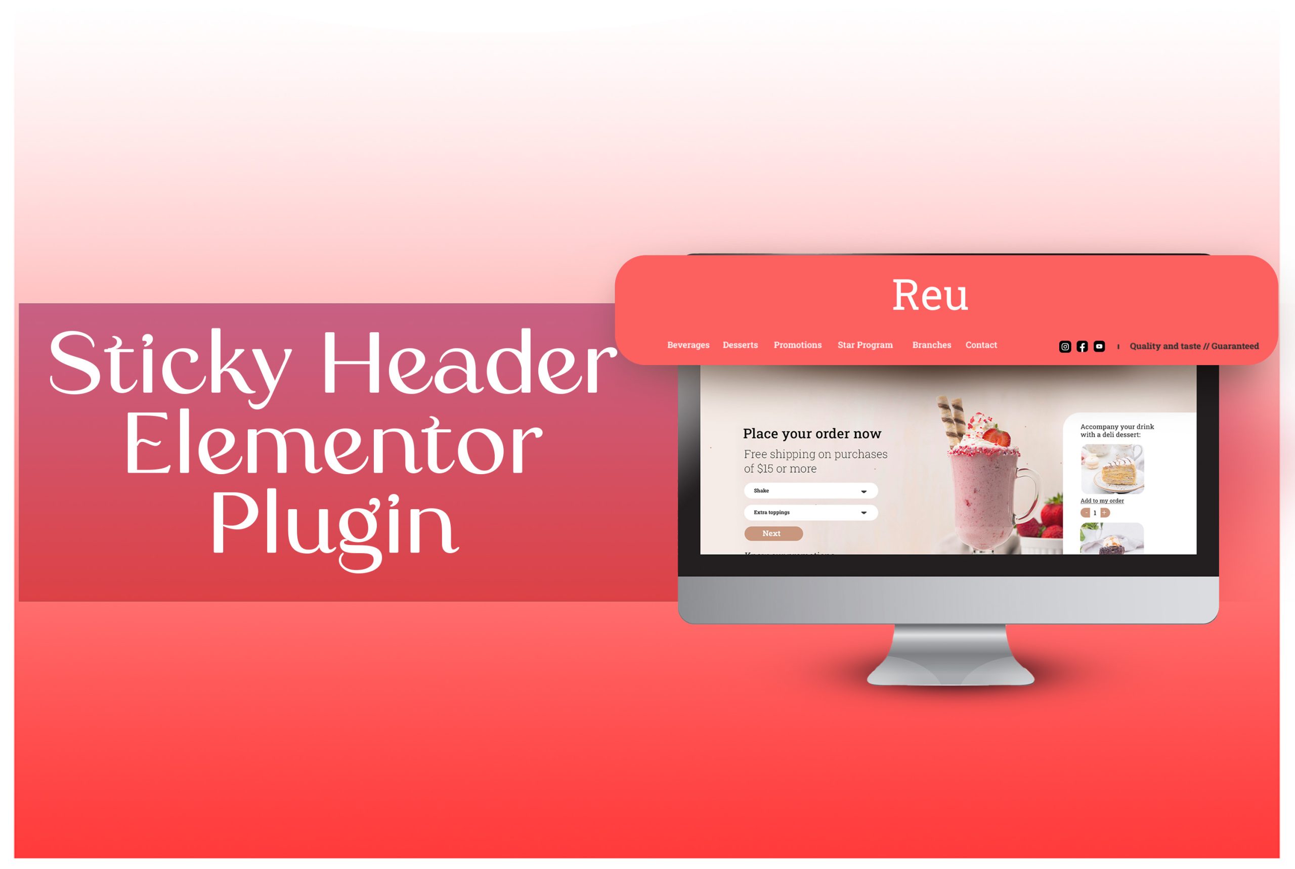 sticky header elementor plugin